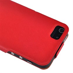 Чехол BASEUS PU Leather Twill Top Flip Open Case Red для iPhone 5