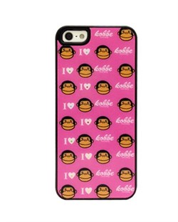 Чехол A Bathing Ape Love Kobbe Pink для iPhone 5