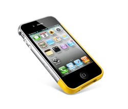 Бампер SGP Case Linear EX Meteor Reventon Yellow для iPhone 4/4S