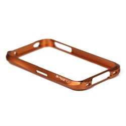 Алюминиевый бампер Deff Cleave Metal Blade Brown для iPhone 4/4S