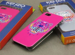 Чехол Kenzo KZ Tiger Pink розовый для iPhone 5