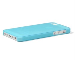 Чехол пластиковый Joop Blue голубой для iPhone 5