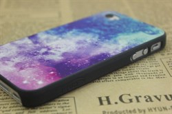 Чехол накладка Cosmos Dark Purple для iPhone 5