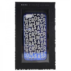 Пластиковый дизайн чехол-накладка Marc Jacobs Blue для iPhone 5