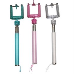 ПАЛКА ДЛЯ СЕЛФИ GLAMOUR. ВЫДВИЖНОЙ МОНОПОД БЕЗ КНОПКИ ДЛЯ IPHONE, IPOD