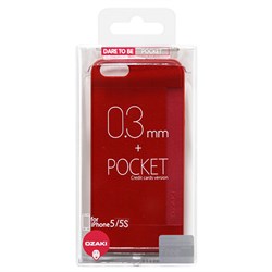 Оригинальный чехол Ozaki O!Coat 0.3 + Pocket для iPhone SE/5/5S - фото 6293