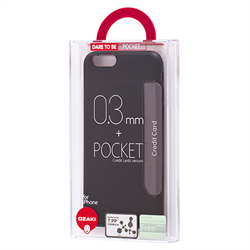 Оригинальный чехол-накладка Ozaki + Pocket для iPhone 6/6s с дополнительным отделением - фото 6364