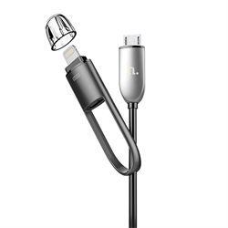 Универсальный кабель Lightning+Micro USB HOCO Two in One - фото 7185