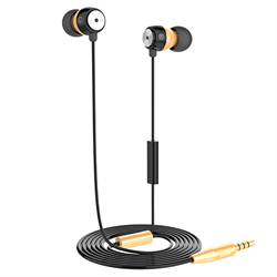 Наушники-вкладыши HOCO Wire Headphone, гарнитура + управление - фото 8074