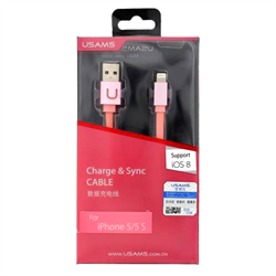 USB Кабель Lightning USAMS UС для iPhone 5/5S/5C/6/6Plus - фото 8943