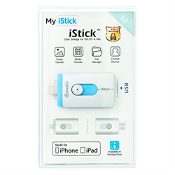 Внешний флеш-накопитель память Gmobi iStick Объем: 32GB для техники Apple - фото 8955