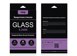Защитное стекло Ainy Tempered Glass 2.5D Full Screen Cover для iPhone 6/6s на весь экран без скругления (Цвет: Черный, толщина 0.2 мм) - фото 8994