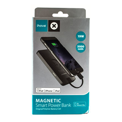 Внешний аккумулятор iHave X-series Magnetic Smart Power Bank 5000mAh + чехол-накладка для iPhone 6/6S - фото 9015