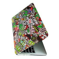Защитная накладка BTA Workshop Sticker Bomb для Apple MacBook Air 13" - фото 9190