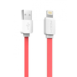 Кабель Rock Lightning-USB Data Cable Flat для iPhone/ iPad 100cм - фото 9201