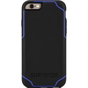 Чехол-накладка Griffin Survior Journey для iPhone 6/6s (Цвет: Чёрный/Синий)