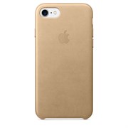 Оригинальный кожаный чехол-накладка Apple для iPhone 7/8, цвет «миндальный» (MMY72ZM/A)