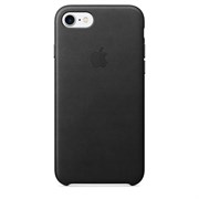 Оригинальный кожаный чехол-накладка Apple для iPhone 7/8, цвет «черный» (MMY52ZM/A)