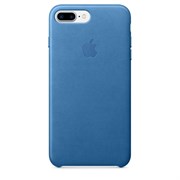 Оригинальный кожаный чехол-накладка Apple для iPhone 7 Plus/8 Plus, цвет «синее море» (MMYH2ZM/A)