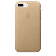 Оригинальный кожаный чехол-накладка Apple для iPhone 7 Plus/8 Plus, цвет «миндальный» (MMYL2ZM/A)