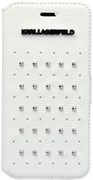 Чехол-книжка Karl Lagerfeld для iPhone 6/6s Trendy Booktype White (Цвет: Белый)