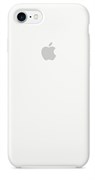 Оригинальный силиконовый чехол-накладка Apple для iPhone 7/8, цвет «белый цвет»  (MMWF2ZM/A)