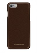 Чехол-накладка Moodz для iPhone 7/8 Floter leather Hard Chocolate, цвет «коричневый» (MZ901023)