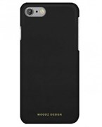 Чехол-накладка Moodz для iPhone 7/8 Nubuck Hard Notte, цвет «черный» (MZ656075)