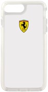 Чехол-накладка Ferrari для iPhone 7 Plus/8 Plus  Shockproof Hard PC Transparent, Цвет «Прозрачный» (FEGLHCP7LTR)