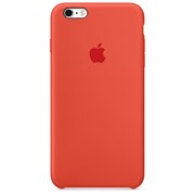 Оригинальный силиконовый чехол-накладка Apple для iPhone 6/6s цвет «оранжевый» (MKY62ZM/A)