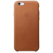 Оригинальный кожаный чехол-накладка Apple для iPhone 6/6s цвет «золотисто-коричневый» (MKXT2ZM/A)
