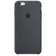 Оригинальный силиконовый чехол-накладка Apple для iPhone 6/6s Plus цвет «угольно-серый» (MKXJ2ZM/A)