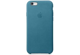 Оригинальный кожаный чехол-накладка Apple для iPhone 6/6s цвет «Океанская синева» (MM4G2ZM/A)