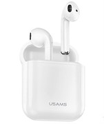 Беспроводные Bluetooth наушники USAMS  F10 (цвет: Белый)