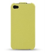 Кожаный чехол Melkco Leather Case Jacka Type Olive для iPhone 4 / 4s