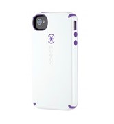 Чехол Speck CandyShell White/Purple для iPhone 4 / 4s