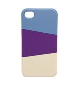 Пластиковый чехол Verus Triplex Case (blue/purple/white) для iphone 4 / 4s
