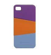Пластиковый чехол Verus Triplex Case (purple/red/blue) для iphone 4 / 4s