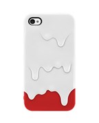 Пластиковый чехол SwitchEasy Melt Cases White/Red iPhone 4 / 4S