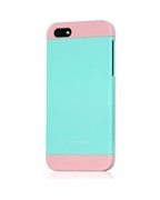 Чехол Phone Add Blue/Pink Plastic Case для iPhone 5