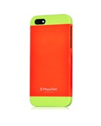 Чехол Phone Add Orange/Lime Plastic Case для iPhone 5