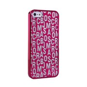 Пластиковый дизайн чехол-накладка Marc Jacobs Purple для iPhone 5