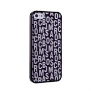 Пластиковый дизайн чехол-накладка Marc Jacobs Black для iPhone 5
