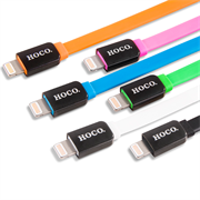 Кабель для iPhone/ iPad HOCO Lightning-USB Data Cable Colourful Flat 120cм