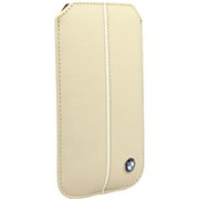 Чехол-карман BMW для iPhone SE/5/5s Signature Sleeve с язычком, нат. кожа