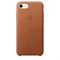 Оригинальный кожаный чехол-накладка Apple для iPhone 7/8, цвет «золотисто-коричневый» (MMY22ZM/A) - фото 16302