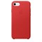 Оригинальный кожаный чехол-накладка Apple для iPhone 7/8, цвет «красный» (MMY62ZM/A)