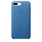 Оригинальный кожаный чехол-накладка Apple для iPhone 7 Plus/8 Plus, цвет «синее море» (MMYH2ZM/A) - фото 16368