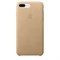 Оригинальный кожаный чехол-накладка Apple для iPhone 7 Plus/8 Plus, цвет «миндальный» (MMYL2ZM/A) - фото 16410