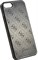 Чехол-накладка Guess Aluminium Plate для iPhone 5/5s/SE Hard Black (Цвет: Чёрный) (GUHCPSEMEBK) - фото 16964
